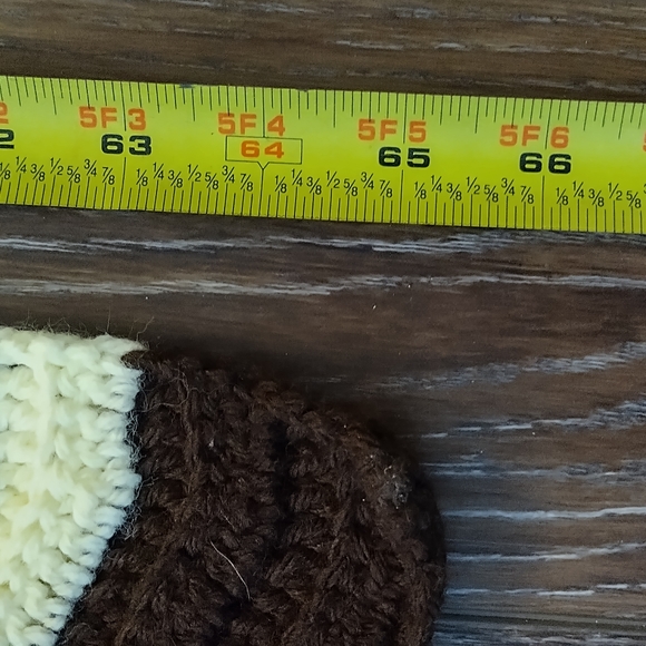 Vintage Afghan Chevron  Zig Zag Retro Pattern Hand Crocheted Throw Blanket - Picture 10 of 15